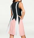 Designer-Prinzesskleid schwarz-rosé