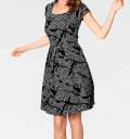 Designer-Prinzesskleid schwarz-weiß