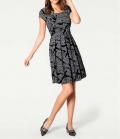 Designer-Prinzesskleid schwarz-weiß