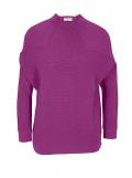 Designer-Pullover dunkelmauve