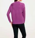 Designer-Pullover dunkelmauve