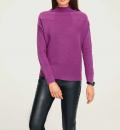 Designer-Pullover dunkelmauve