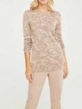 Designer-Pullover elfenbeinfarben
