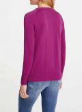 Designer-Pullover fuchsia-offwhite