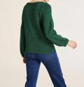 Designer-Pullover grün Gr. 34