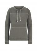 Designer-Pullover mit Glitzerdetails grau