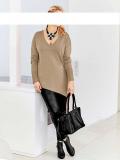 Designer-Pullover mit Kaschmir camel