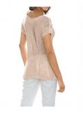 Designer-Pullover mit Strass rose