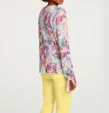 Designer-Pullover mitBlumen-Print bunt