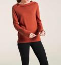 Designer-Pullover orange