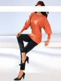 Designer-Pullover orange  Gr. 44