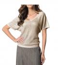 Designer-Pullover puder-silber