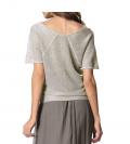 Designer-Pullover puder-silber
