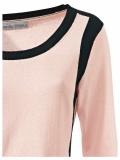 Designer-Pullover rosé-schwarz