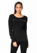 Designer-Pullover schwarz