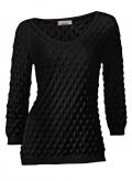 Designer-Pullover schwarz