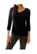 Designer-Pullover schwarz