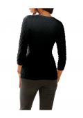 Designer-Pullover schwarz