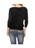Designer-Pullover schwarz