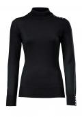Designer-Pullover schwarz