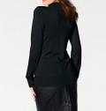 Designer-Pullover schwarz