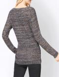 Designer-Pullover schwarz-bunt