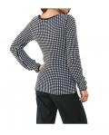 Designer-Pullover schwarz-weiß