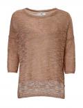 Designer-Pullover terracotta