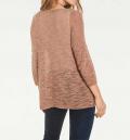 Designer-Pullover terracotta