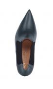 Designer-Pumps petrolblau