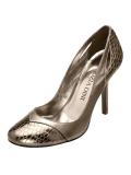 Designer-Pumps taupe