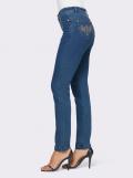 Designer-Push-up-Jeans blue-stone