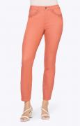 Designer-Push-up-Stretchhose papaya