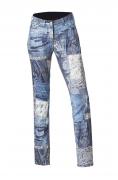 Designer-Röhrenhose blau