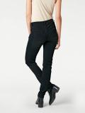 Designer-Röhrenjeans schwarz