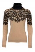 Designer-Rollkragenpullover camel