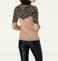 Designer-Rollkragenpullover camel