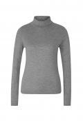 Designer-Rollkragenpullover mitMerino grau