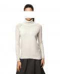 Designer-Rollkragenpullover offwhite Größer 40/42