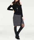 Designer-Rollkragenpullover schwarz