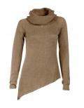 Designer-Rollkragenpullover taupe