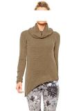 Designer-Rollkragenpullover taupe