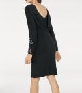 Designer-Rückendekolletékleid schwarz
