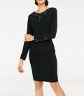 Designer-Rückendekolletékleid schwarz