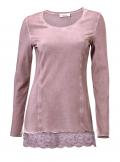 Designer-Rundhalsshirt  rose
