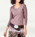 Designer-Rundhalsshirt  rose