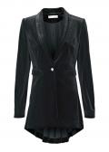 Designer-Samtblazer schwarz
