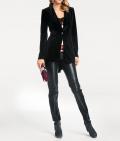 Designer-Samtblazer schwarz