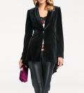 Designer-Samtblazer schwarz