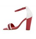 Designer-Sandalette koralle